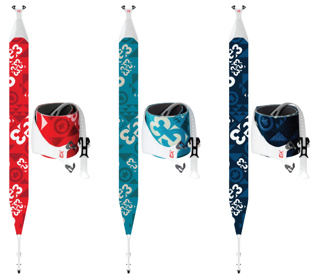 alpinist plus skins side-by-side in three plush types