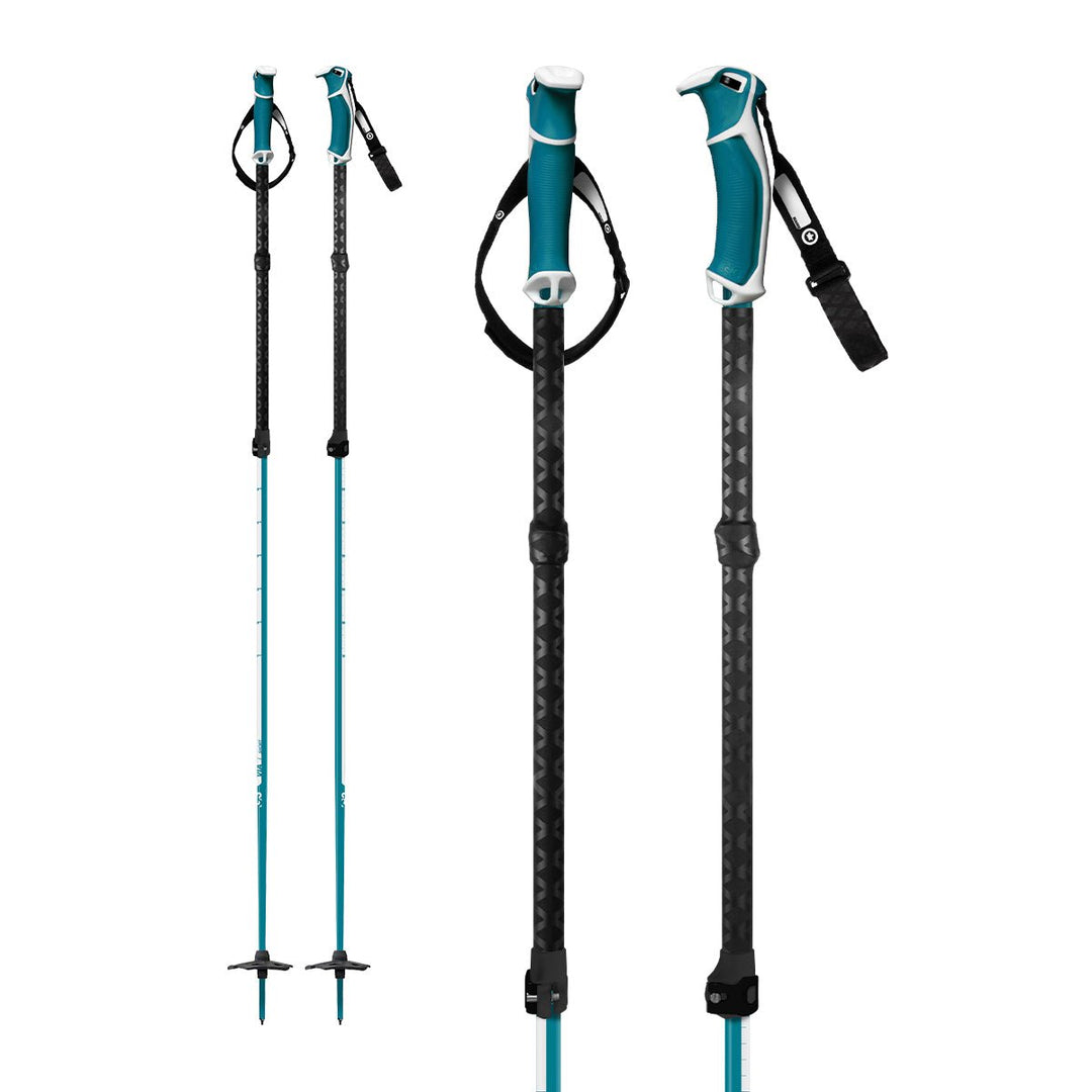 Cascade Mountain Tech Ultralight Carbon Fiber Eva Grip Hiking Trekking